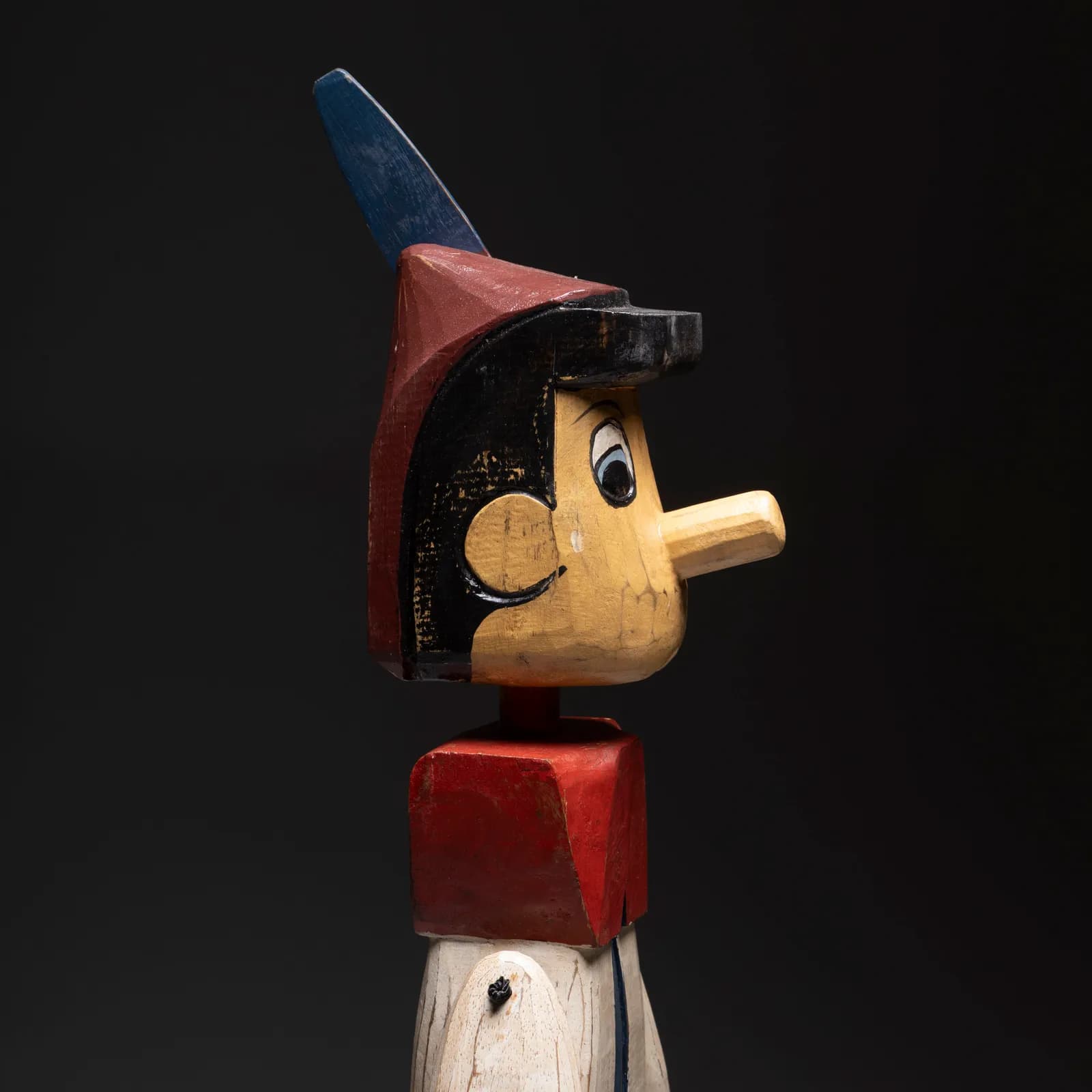 Pinocchio in legno anni 60